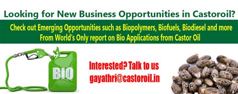 Comprehensive Castor Oil Report - Castoroil Market Study, Derivatives ...