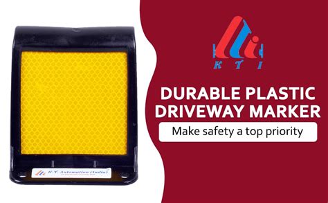 K T I® Durable Plastic Driveway Marker | Median Stud Marker for ...