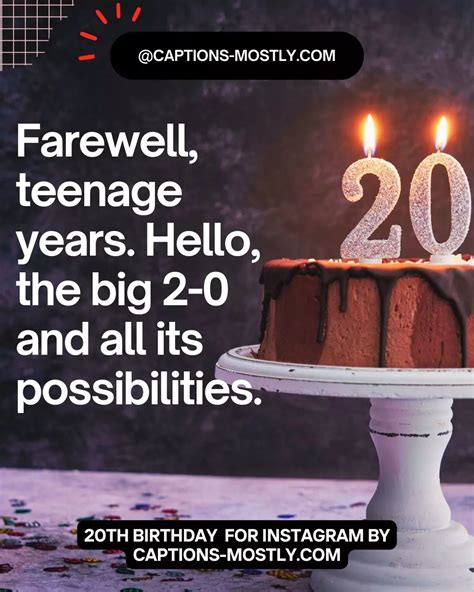 18th, 19th, and 20th Birthday Captions for Instagram: The Ultimate ...