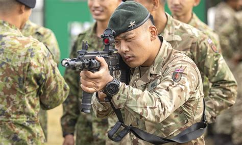 Gurkha Soldier with a Howa Type 20 rifle [2501 × 1500] : r/MilitaryPorn