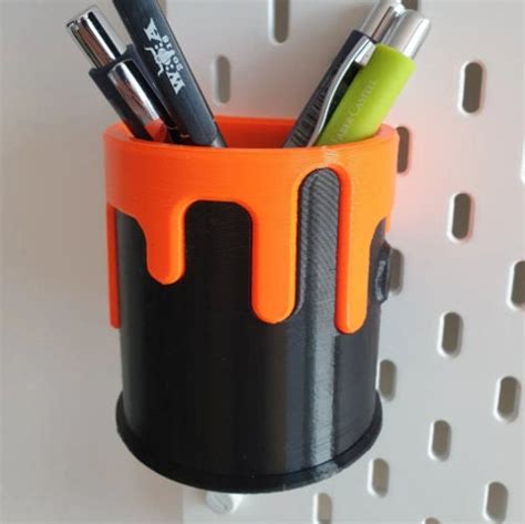 Ikea Skadis Paint Bucket Bin - Ikea Hangboard Bin - Ikea Pegboard ...