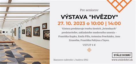 Pozývame Vás na komentovanú prehliadku výstavy "HVĚZDY" v SNG ...