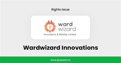 Wardwizard Innovations Rights Issue 2025 Date, Price, Allotment, Ratio ...