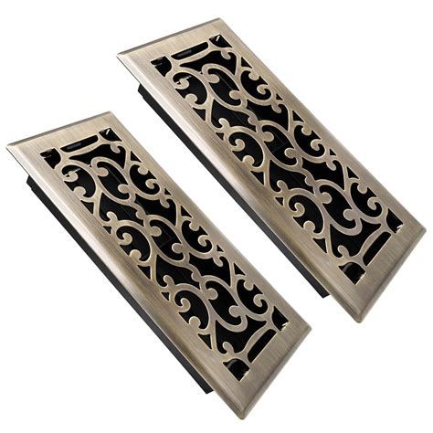 SANYCASA 4x10 Inches Air Floor Vents Register Ease Adjust Air Flow ...