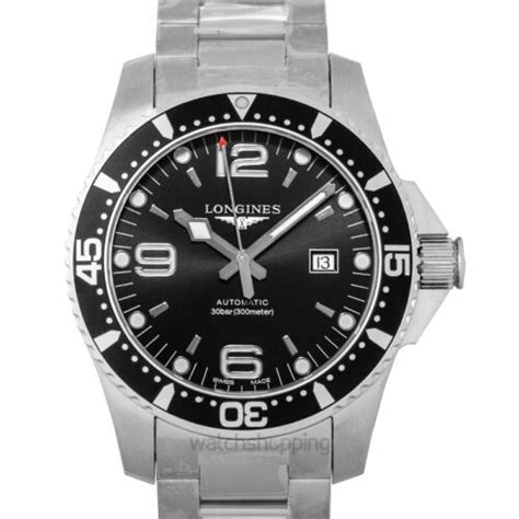LONGINES HydroConquest L38414566 Black Dial India | Ubuy