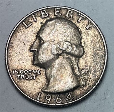 1964 D Washington Quarters Silver Composition 5241 - For Sale, Buy Now ...