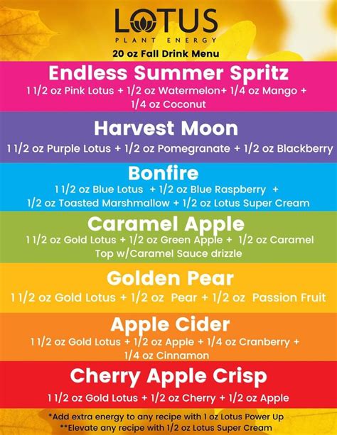 Pin by Lori Quenzer on Lotus | Lotus recipe, Lotus energy drink flavors ...