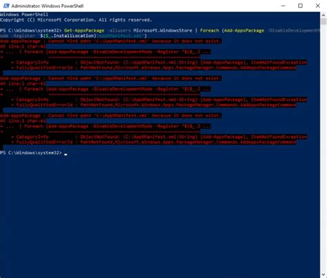 Image result for Reinstaller Windows Store PowerShell