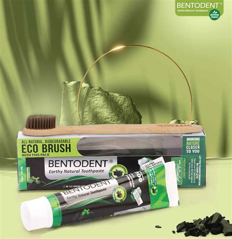 Bentodent Charcoal Teeth Whitening Toothpaste - Natural & Fluoride Free ...