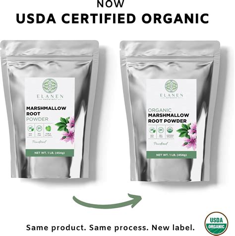 Buy Organic Marshmallow Root Powder 16 oz. (1 lb.), USDA Certified ...