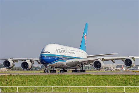 Airbus A380 china southern by Arthur Bruinen on canvas, poster ...