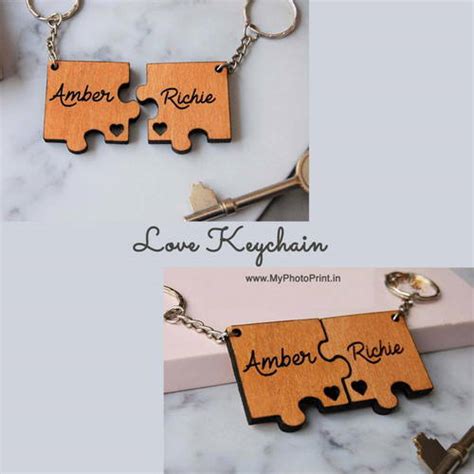 Customized Puzzle Keychain – MyPhotoPrint.in