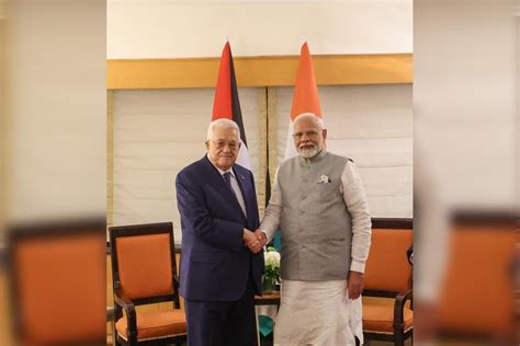 PM Modi meets Palestinian President Mahmoud Abbas THE NEW INDIAN - pm ...