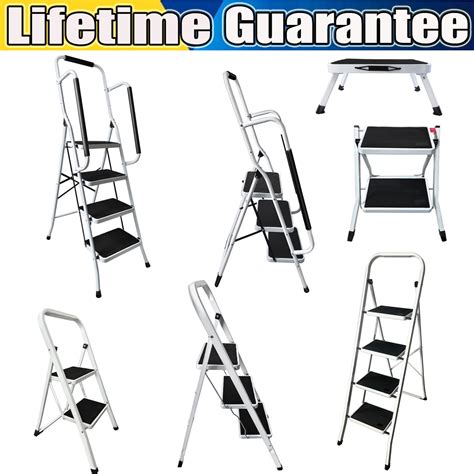 Step Ladders With Handrails Aluminium Step Ladder | Platform Step