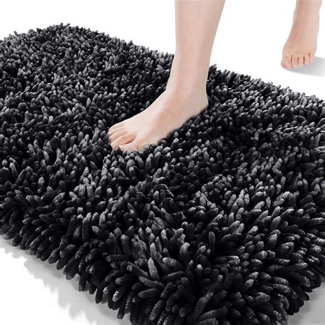 Yimobra Luxury Chenille Bath Rugs, Extra Soft and Absorbent Shaggy ...