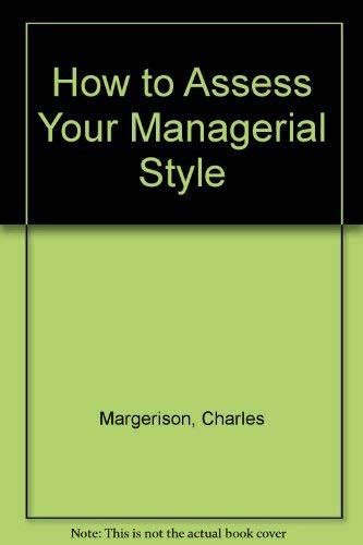 Buy How to Assess Your Managerial Style Book Online at Low Prices in ...