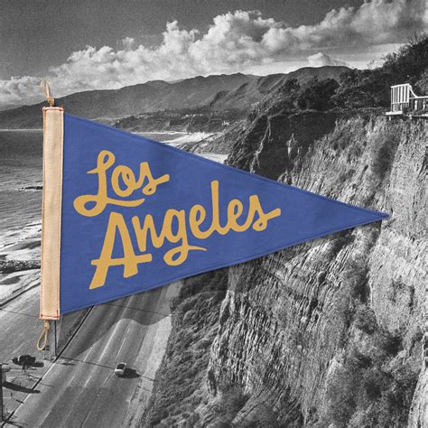 "Los Angeles" Flag – Slightly Choppy