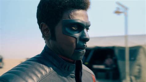 Edi Gathegi Reveals Surprising Reaction to Mister Terrific’s Mask in ...