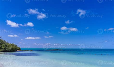Beautiful tropical natural beach paradise panorama Contoy island Mexico. 10582890 Stock Photo at ...
