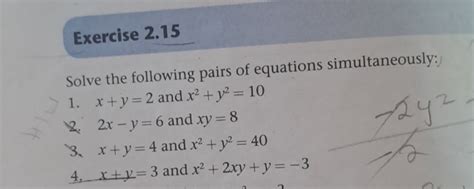 Image result for How to Solve 2 Equations Simultaneously Using Your Graph