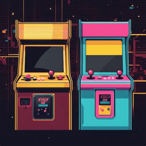 Vector Graphics Arcade Game 的图像结果