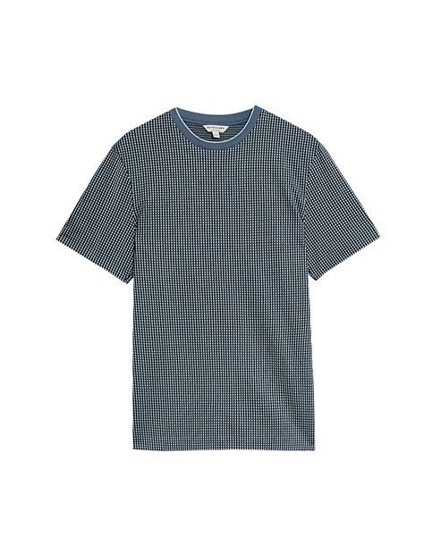 Buy Pure Cotton Jacquard T-Shirt at Marks & Spencer