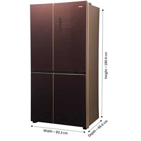 Haier 531 L Inverter Frost-Free Side-by-Side Refrigerator with Twin ...