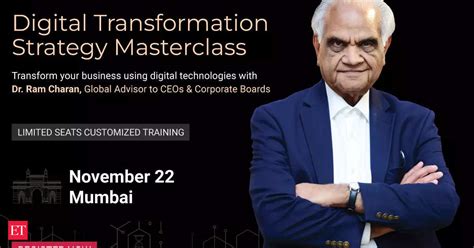 ET Masterclass: The Imperative of Digital Transformation Strategy for ...