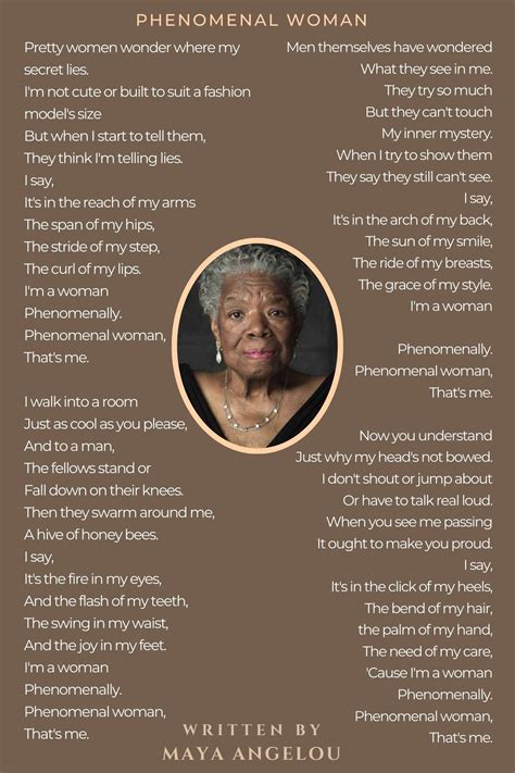 Maya angelou quote phenomenal woman - polfspy