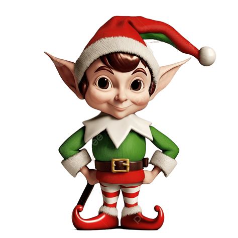 Standing Christmas Elf With Red Hat, Christmas, Elf, Christmas Elf PNG ...