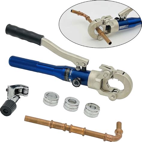 Buy IBOSAD Copper Tube Fittings Hydraulic Pipe Crimping Tool with 1/2,3 ...