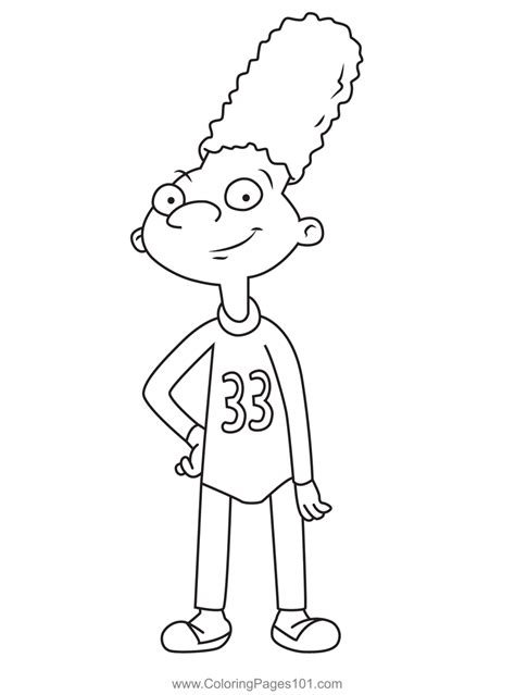Gerald Martin Johanssen Hey Arnold! Coloring Page for Kids - Free Hey ...