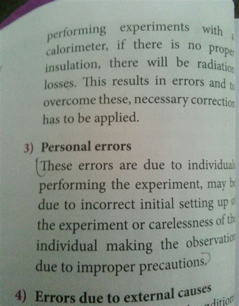 What do you mean by error in a measurement? Briefly explain the ...