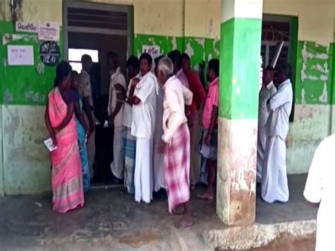 Voting underway for rural local body polls in Tamil Nadu