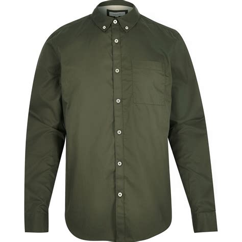 Mens Green Button Down Dress Shirt at Mia Stanfield blog