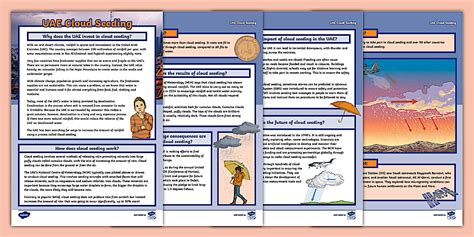 Cloud Seeding Fact File (teacher made) - Twinkl