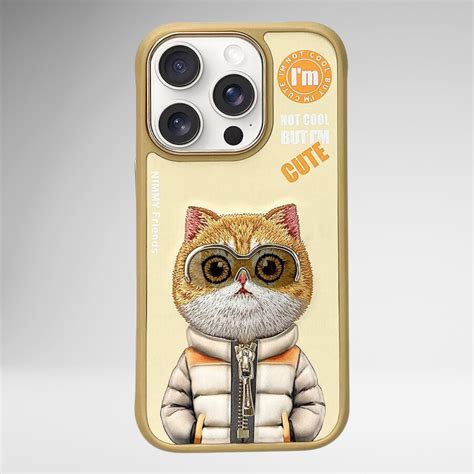 NIMMY Winter Jacket Chain Case with Metal Camera Ring For iPhone 16 ...