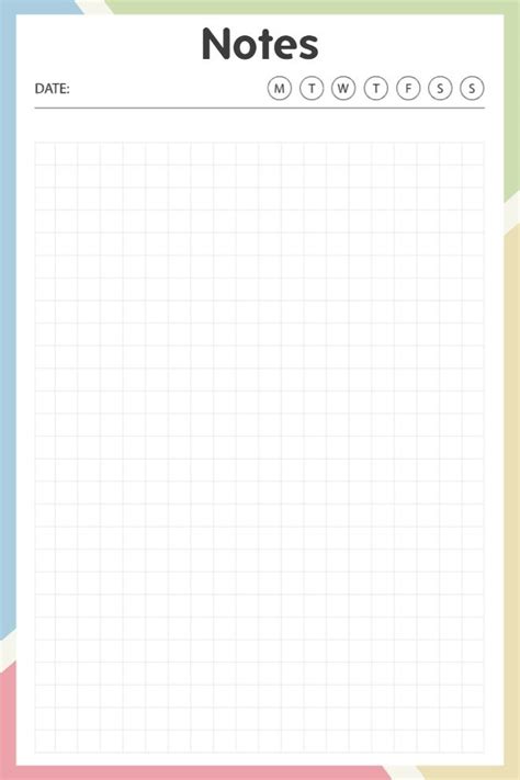 Image result for Printable Planner Sheets Notes