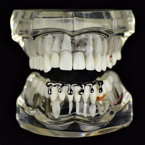 Best Grillz Buy Hip Hop Melting Teeth Grills - Bottom Row at Ubuy India