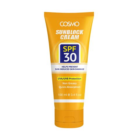 Sunblock Cream Spf 30 – Cosmo Cosmetics India