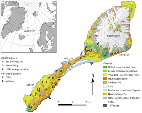 Cosmogenic Exposure Dating (36Cl) of Landforms on Jan Mayen, North ...
