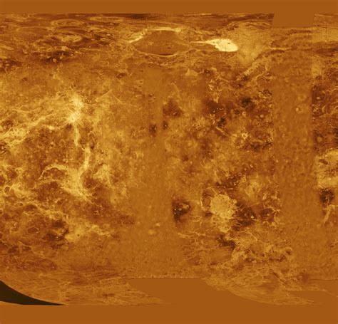 Venus - Simple Cylindrical Map of Surface (Western Half) - NASA Science