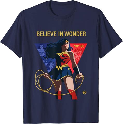 DC Comics Wonder Woman 80th Anniversary Positivity T-Shirt India | Ubuy