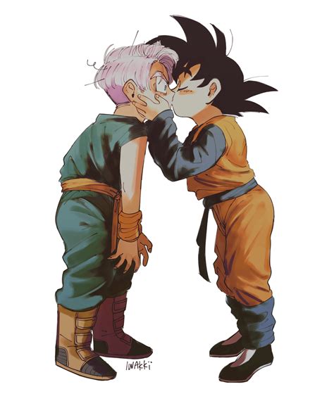 trunks and son goten (dragon ball and 1 more) drawn by iwakki | Danbooru