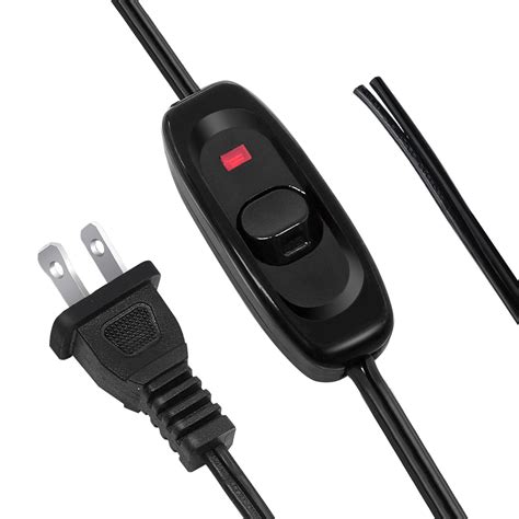 Mankk Appliance Inline Cord Switch Black AC 250V 10A Heavy India | Ubuy