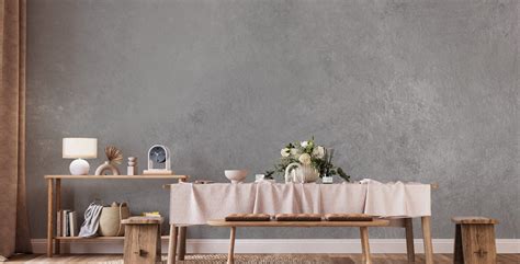 Industrial Gray Colored Texture Wall Decor Wallpaper Murals