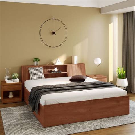 Godrej Interio Alpha Engineered Wood King Box Bed - Price History