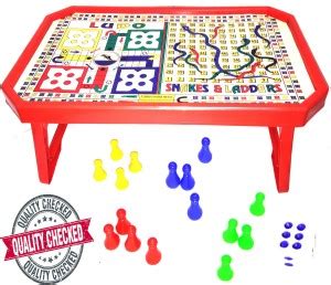 DOZZER Big Unbreakable plastic Ludo,Snakes and Ladders Printed Foldable ...