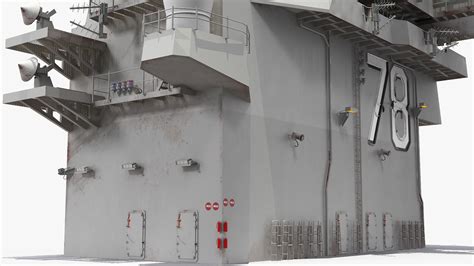 USS Gerald Ford Aircraft Carrier Bridge 3D model | 3D Molier International