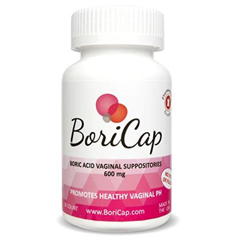 BoriCap Boric Acid Vaginal Suppositories | 30 Count, India | Ubuy